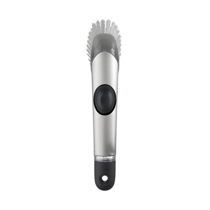 Steel Soap Dispensing Dish Brush C6