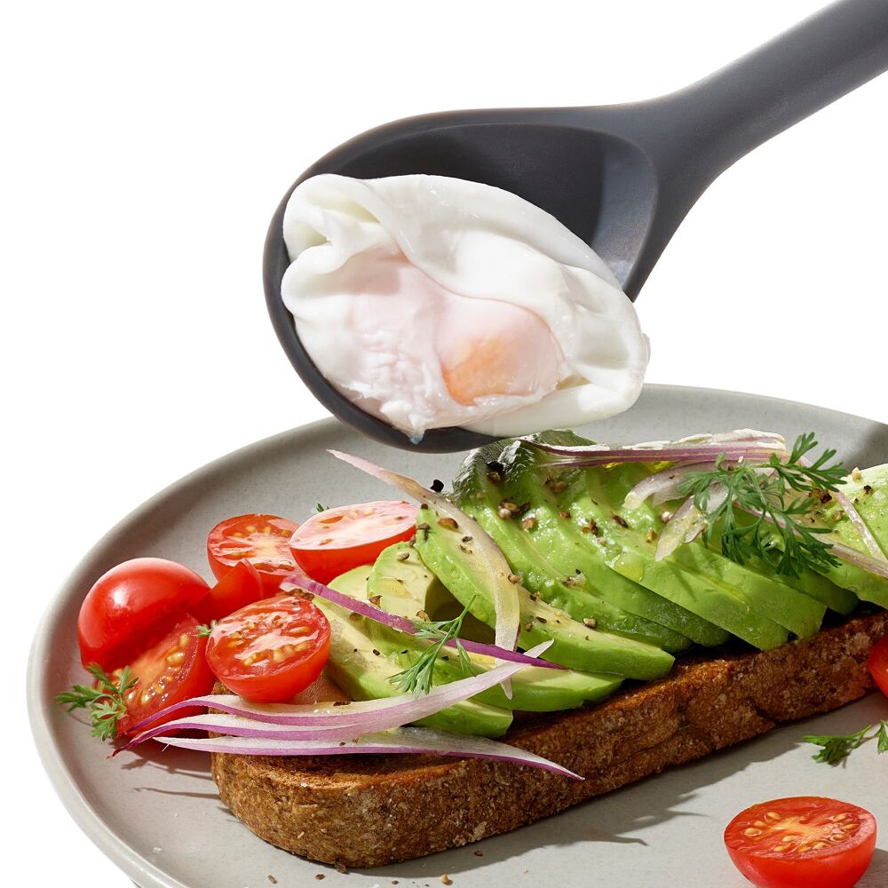 OXO Good Grips Silicone Slotted Spoon - Peppercorn I4