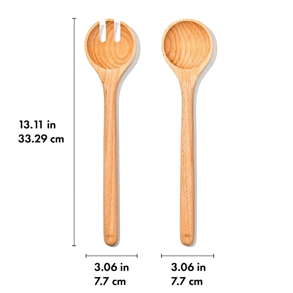 Beechwood Salad Servers – 2-Piece Set Q4