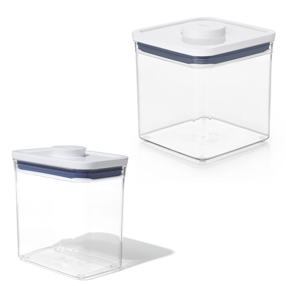 POP Container - Rectangle Short (1.7 Qt.) & POP Container - Big Square Short (2.8 Qt.) Bundle B3