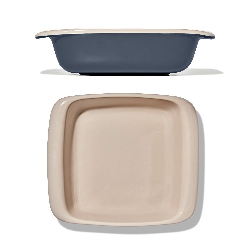 2 Qt Square Stoneware Baking Dish F1