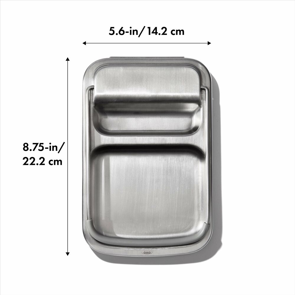 Stainless Steel Spoon Rest with Lid Holder A7