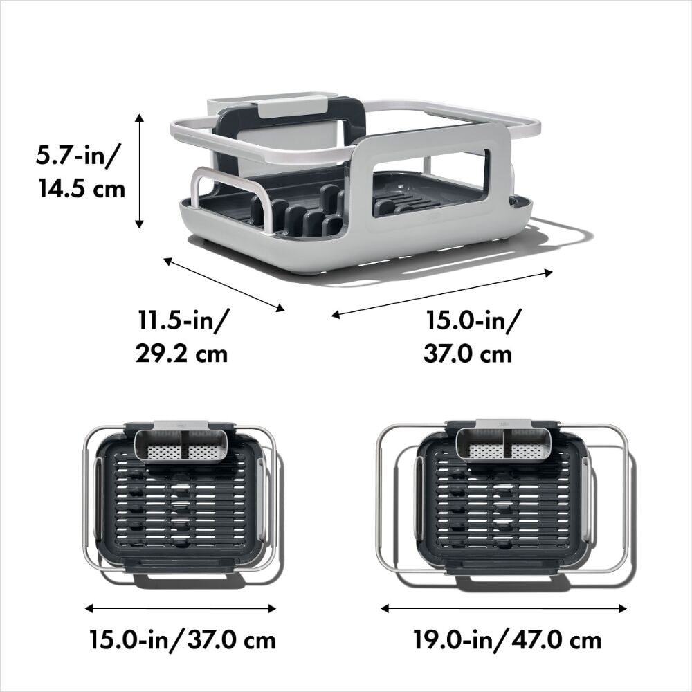 Over-the-sink Aluminum Dish Rack I2