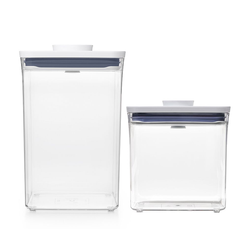 POP Container - Big Square Medium (4.4 Qt.) & POP Container - Rectangle Short (1.7 Qt.) Bundle P1