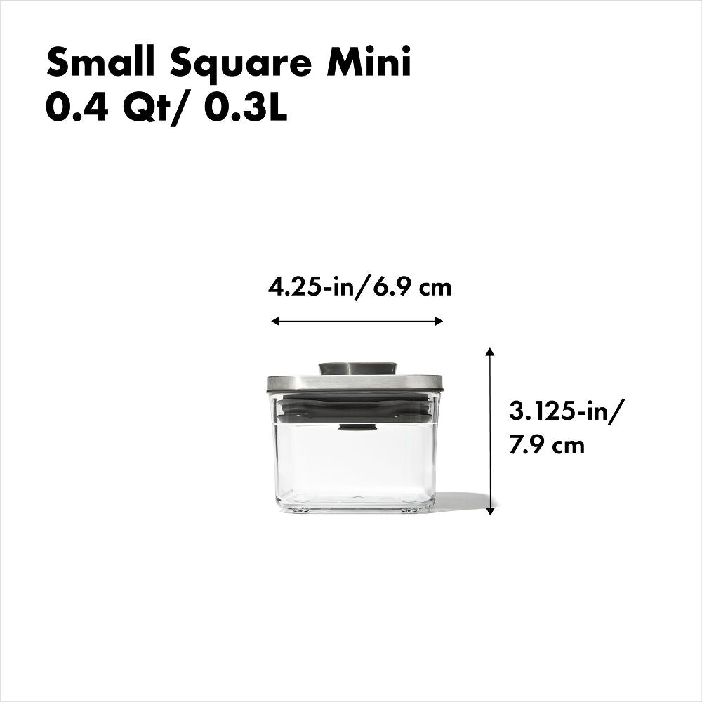 POP Container - Small Square Mini (0.4 Qt.) F0