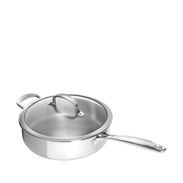 Stainless Steel Pro 10 Inch Covered Skillet C7