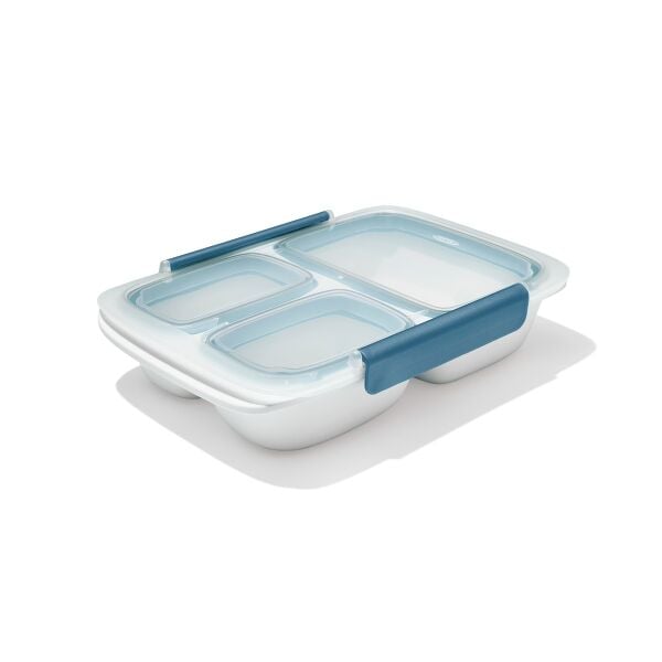 Prep & Go 4.1-Cup Divided Container - Ocean Blue D1