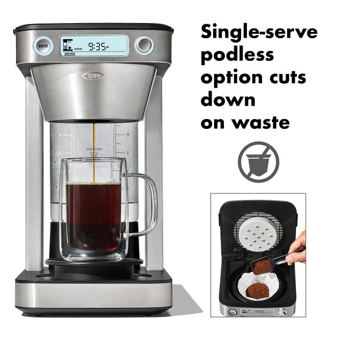 12-Cup Coffee Maker with Podless Single-Serve Function C9