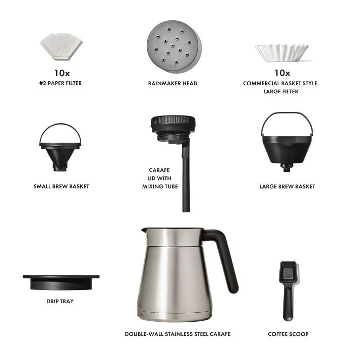 12-Cup Coffee Maker with Podless Single-Serve Function C9