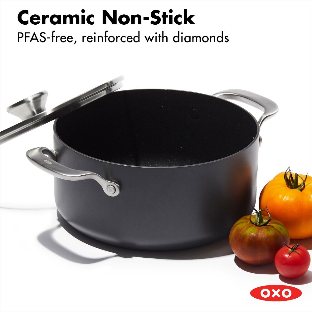 Ceramic Professional Non-Stick 5QT Stock Pot with Lid G4
