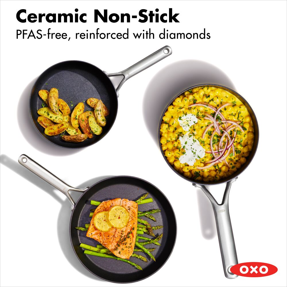 OXO Ceramic Professional Non-Stick 5-Piece Cookware Set K3