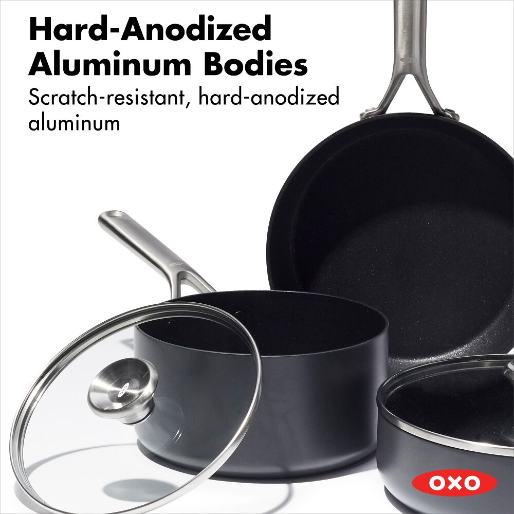 OXO Ceramic Professional Non-Stick 5-Piece Cookware Set K3