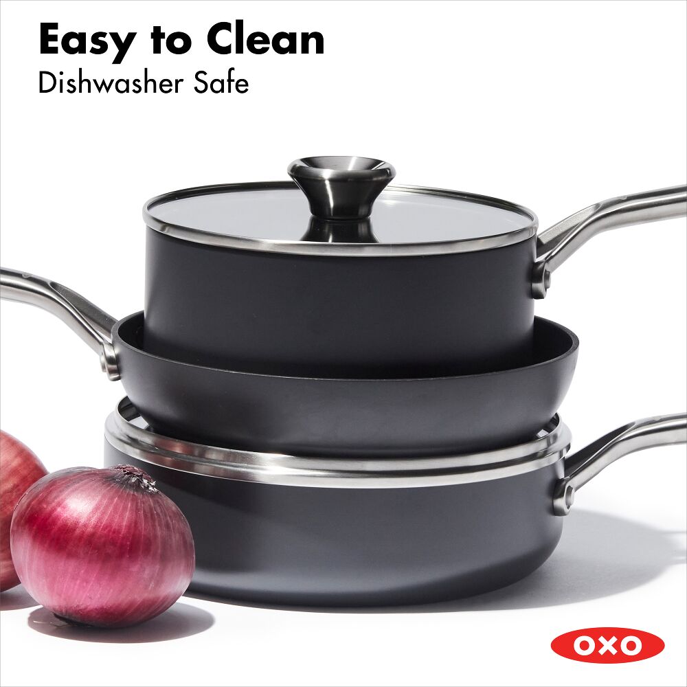 OXO Ceramic Professional Non-Stick 5-Piece Cookware Set K3