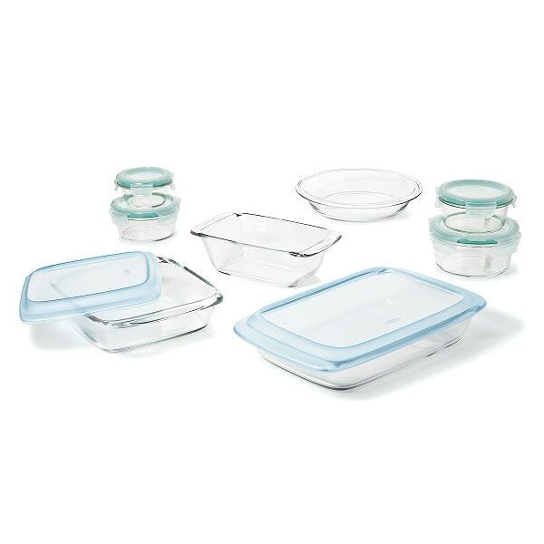 14-Piece Glass Bake, Serve & Store Set J5
