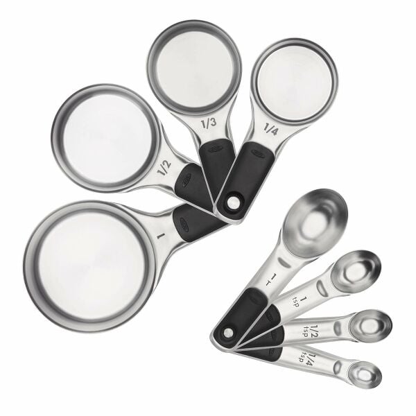 Stainless Steel Measuring Cups and Spoons Set B8