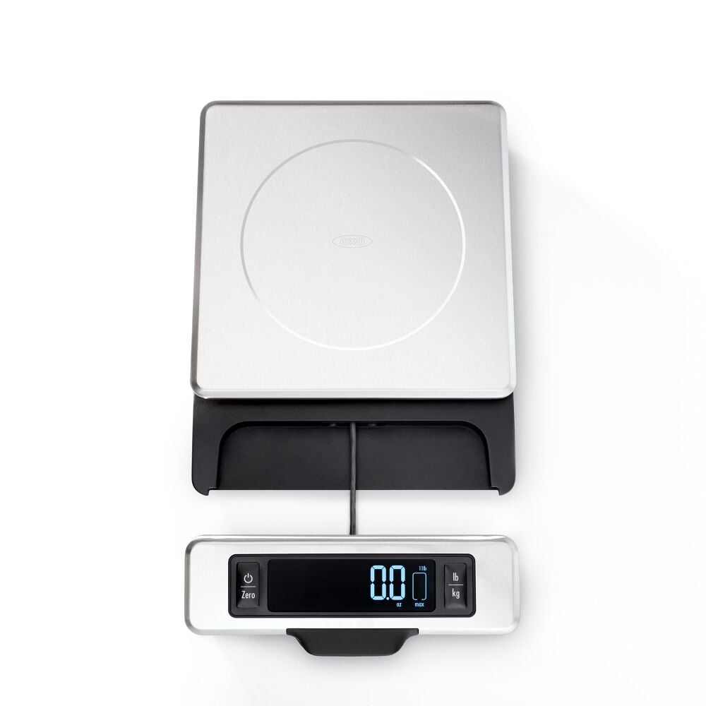 11 lb Stainless Steel Food Scale with Pull out Display M2