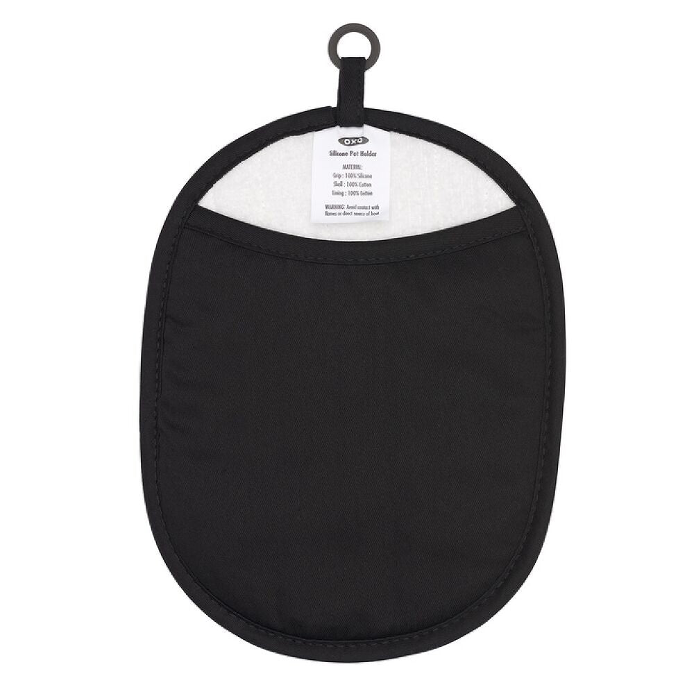 Silicone Pot Holder - Black U1