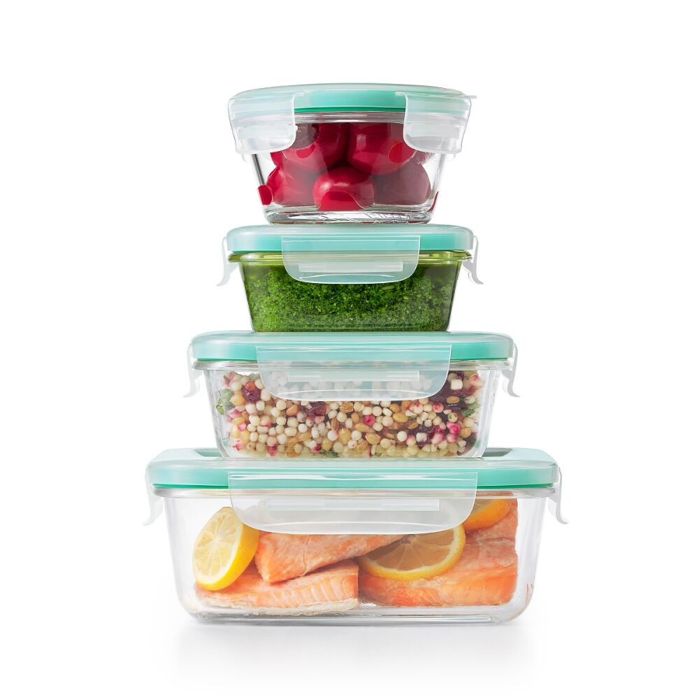 OXO Good Grips 12 Piece Smart Seal Glass Container Set I6