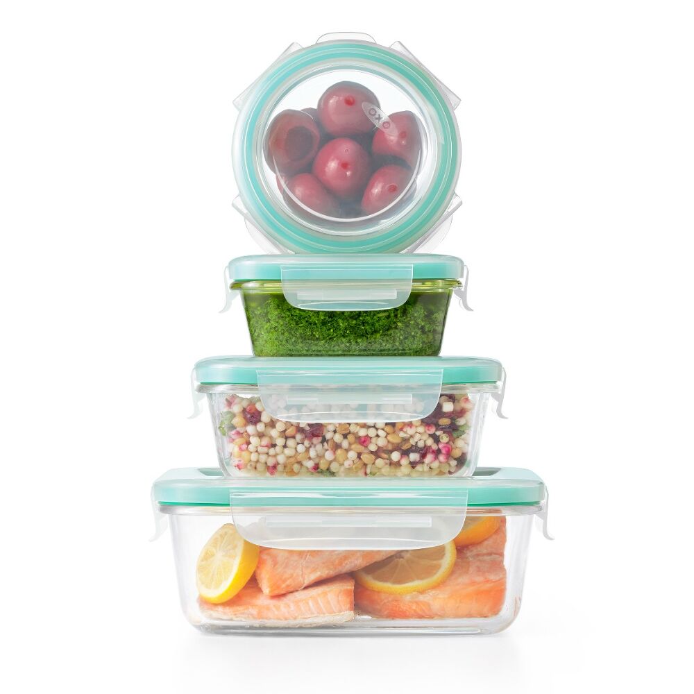 OXO Good Grips 12 Piece Smart Seal Glass Container Set I6