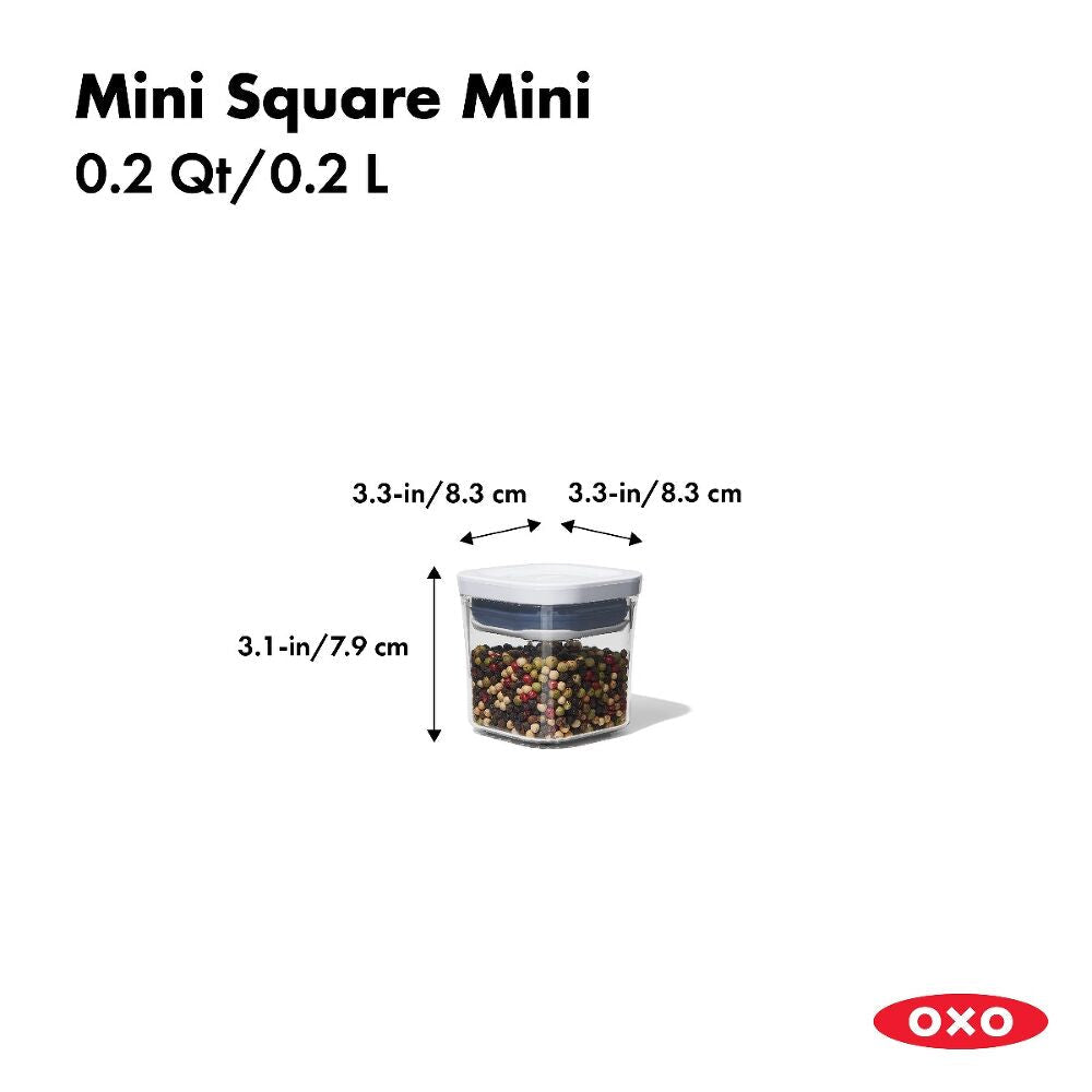 POP Container - Mini Square Mini (0.2 Qt.) O1