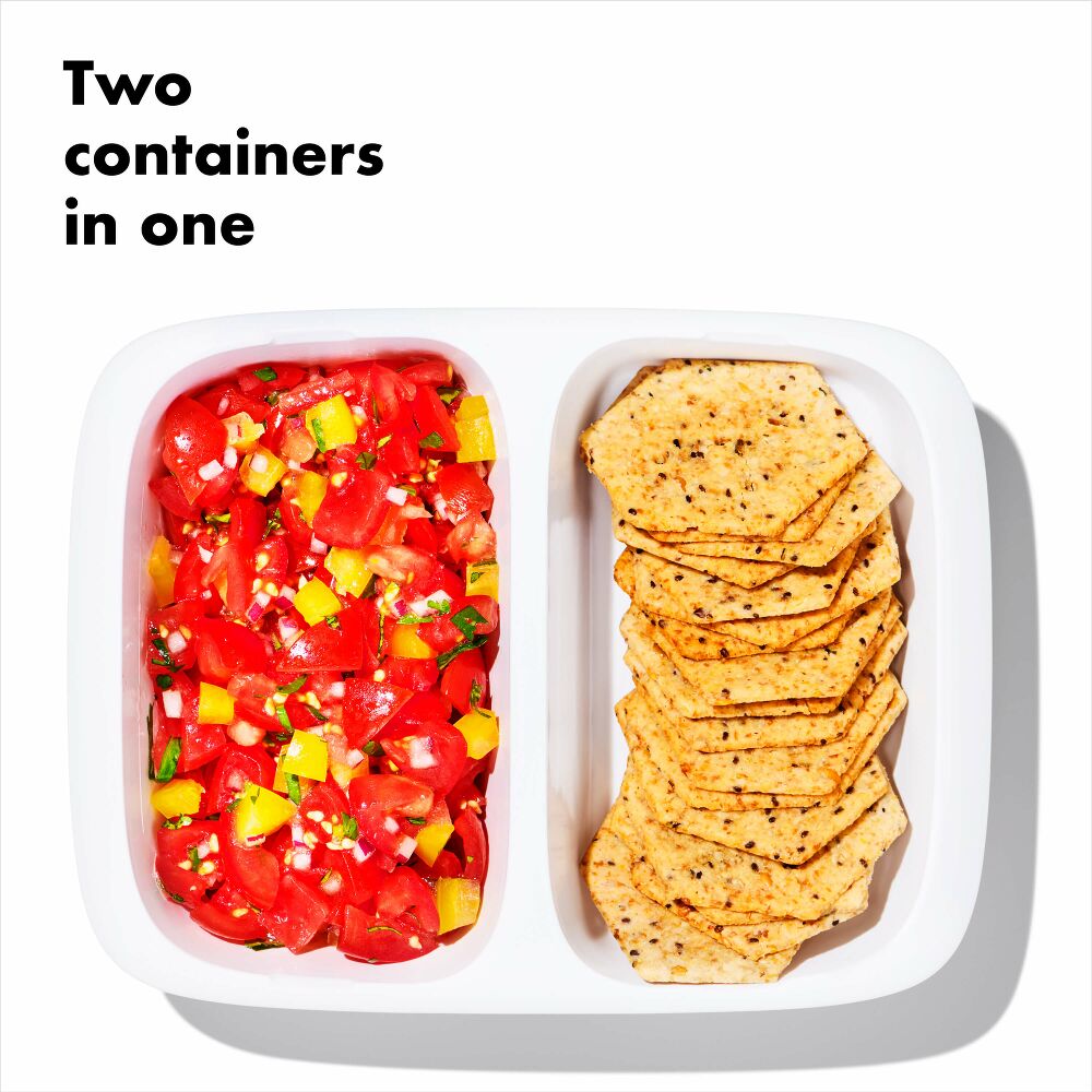 Prep & Go 2-Cup Divided Container W7