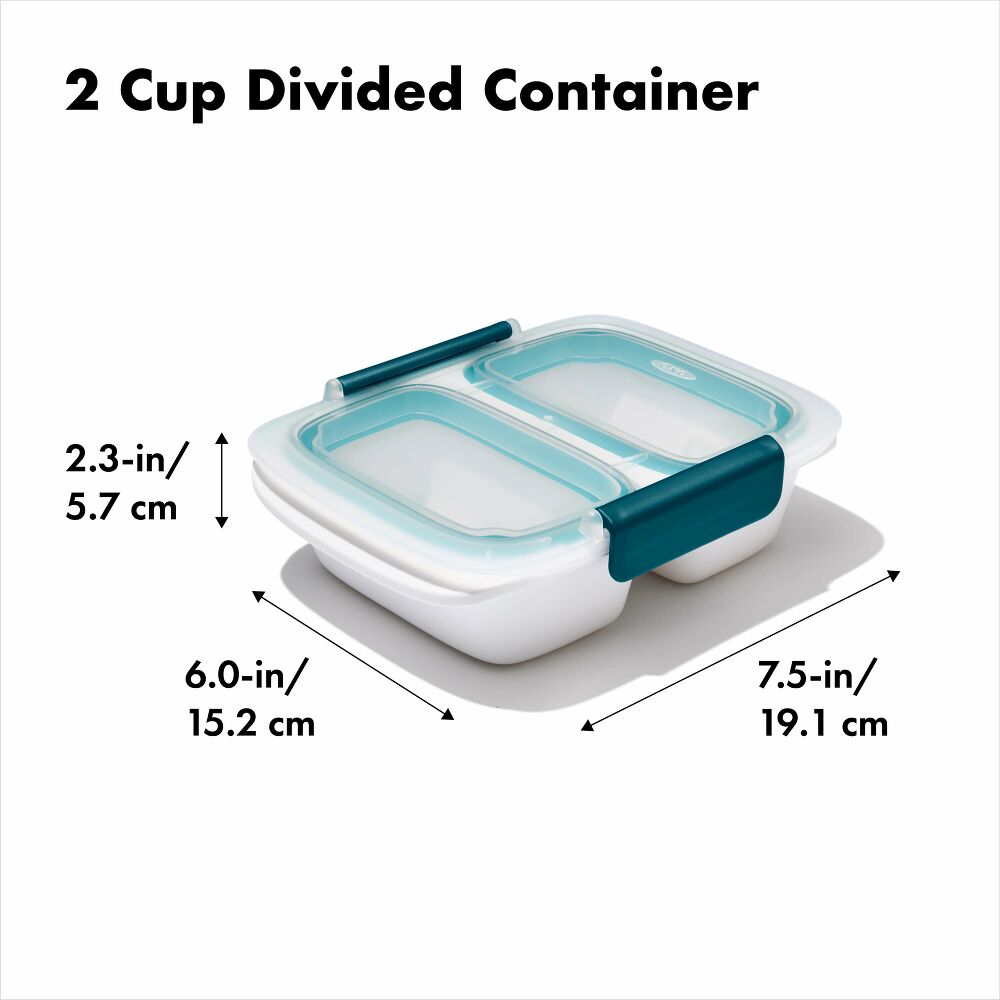 Prep & Go 2-Cup Divided Container W7