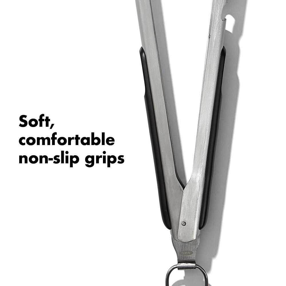 Grilling Tongs with Built-In Bottle Opener Q0