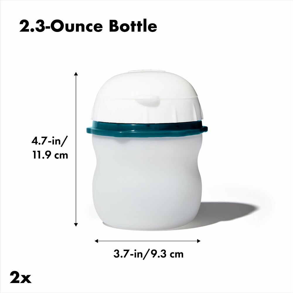 Prep & Go Silicone Squeeze Bottle - 2 Pack J0