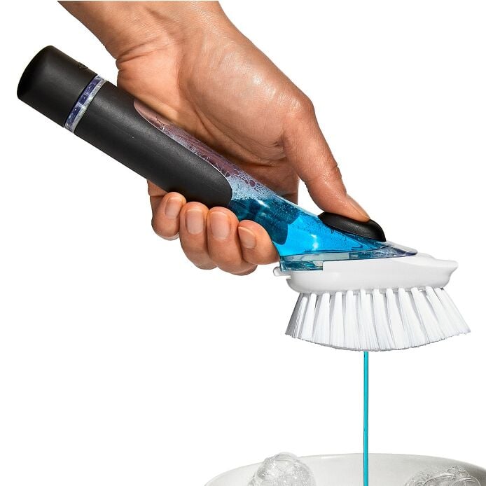 Soap Dispensing Dish Brush R2
