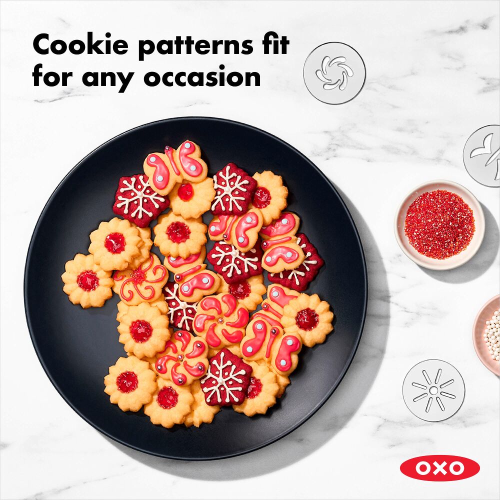 14-Piece Cookie Press Set W5