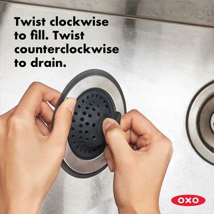 2-in-1 Silicone Sink Strainer with Stopper D0