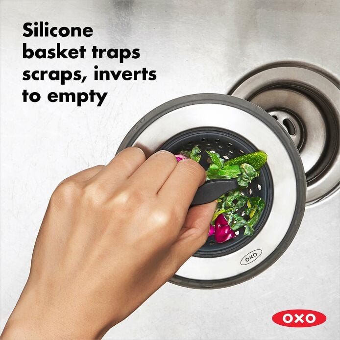 2-in-1 Silicone Sink Strainer with Stopper D0