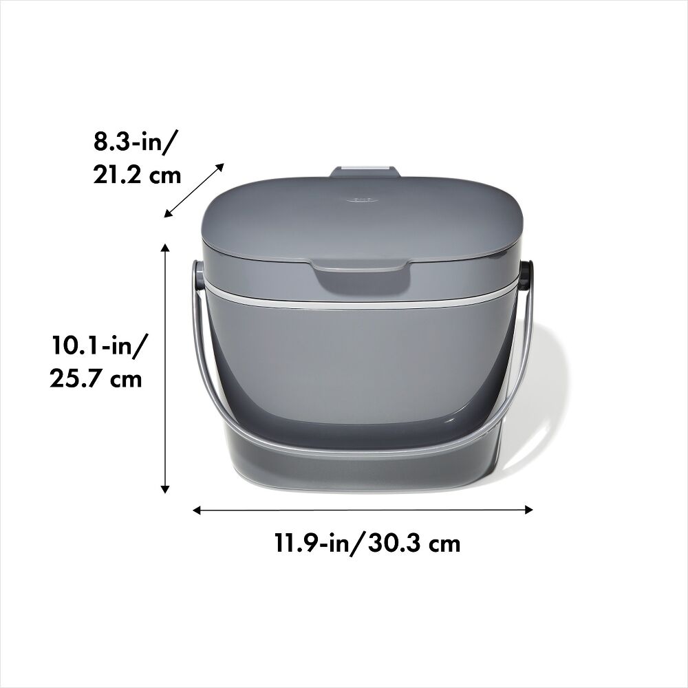 Easy-Clean Compost Bin - 1.75 Gal V9