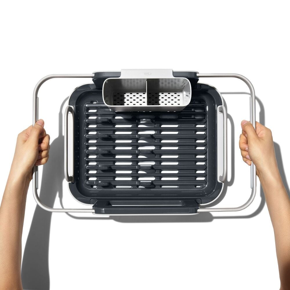 Over-the-sink Aluminum Dish Rack I2