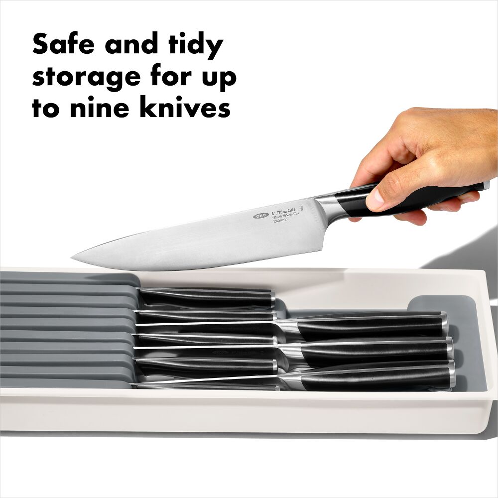 Compact Knife Drawer Organizer D9