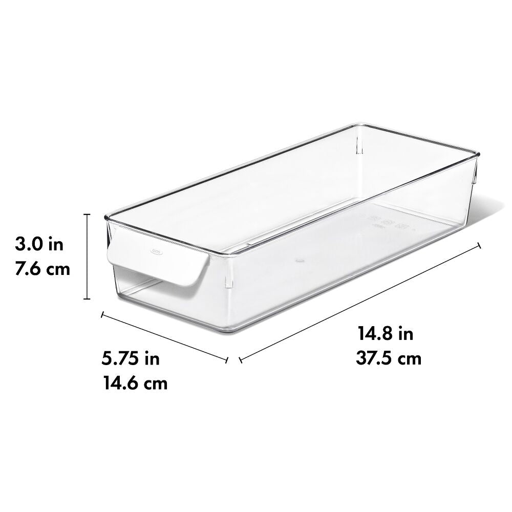Refrigerator Storage Bin 5 In X 14 In M9