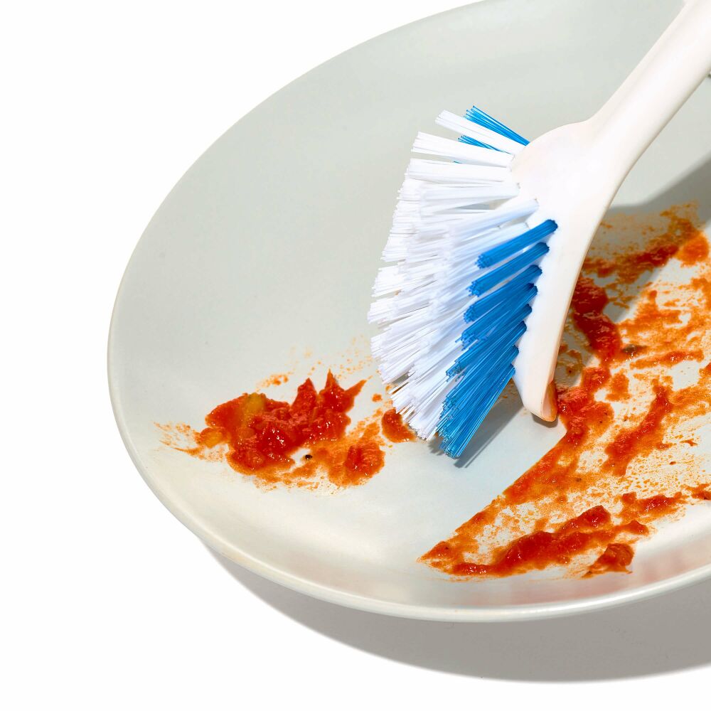 Dish Brush with Scraper M2