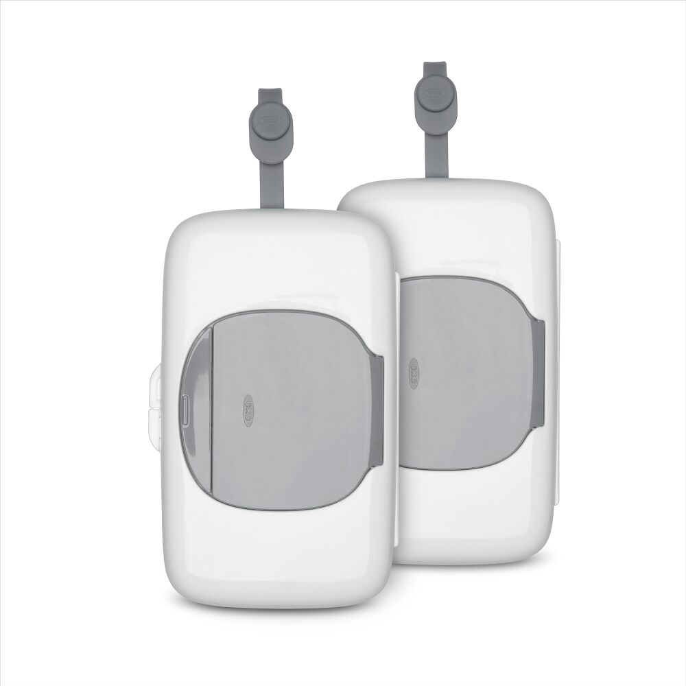 OXO TOT 2-Pack On-the-Go Wipes Dispenser, Gray Z7