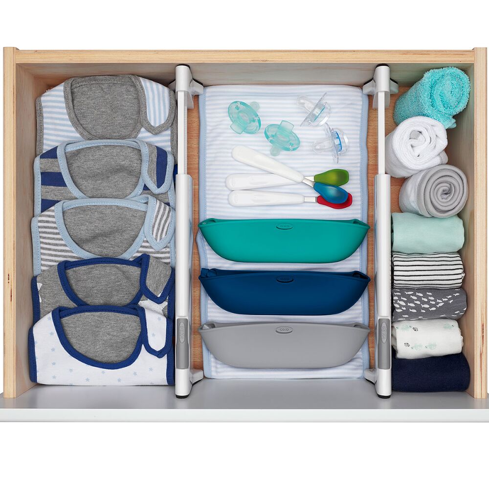 OXO TOT Expandable Dresser Drawer Divider - 4 Pack E9