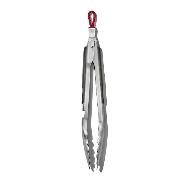 OXO Outdoor 10.5in Camp Stove Tongs with Bottle Opener N3