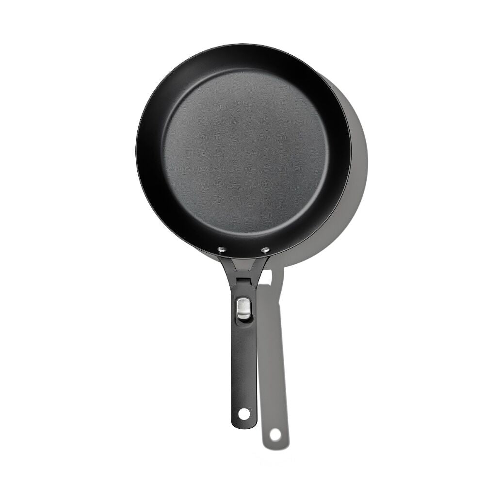 Carbon Steel With Removable Handle 10in Pan D8