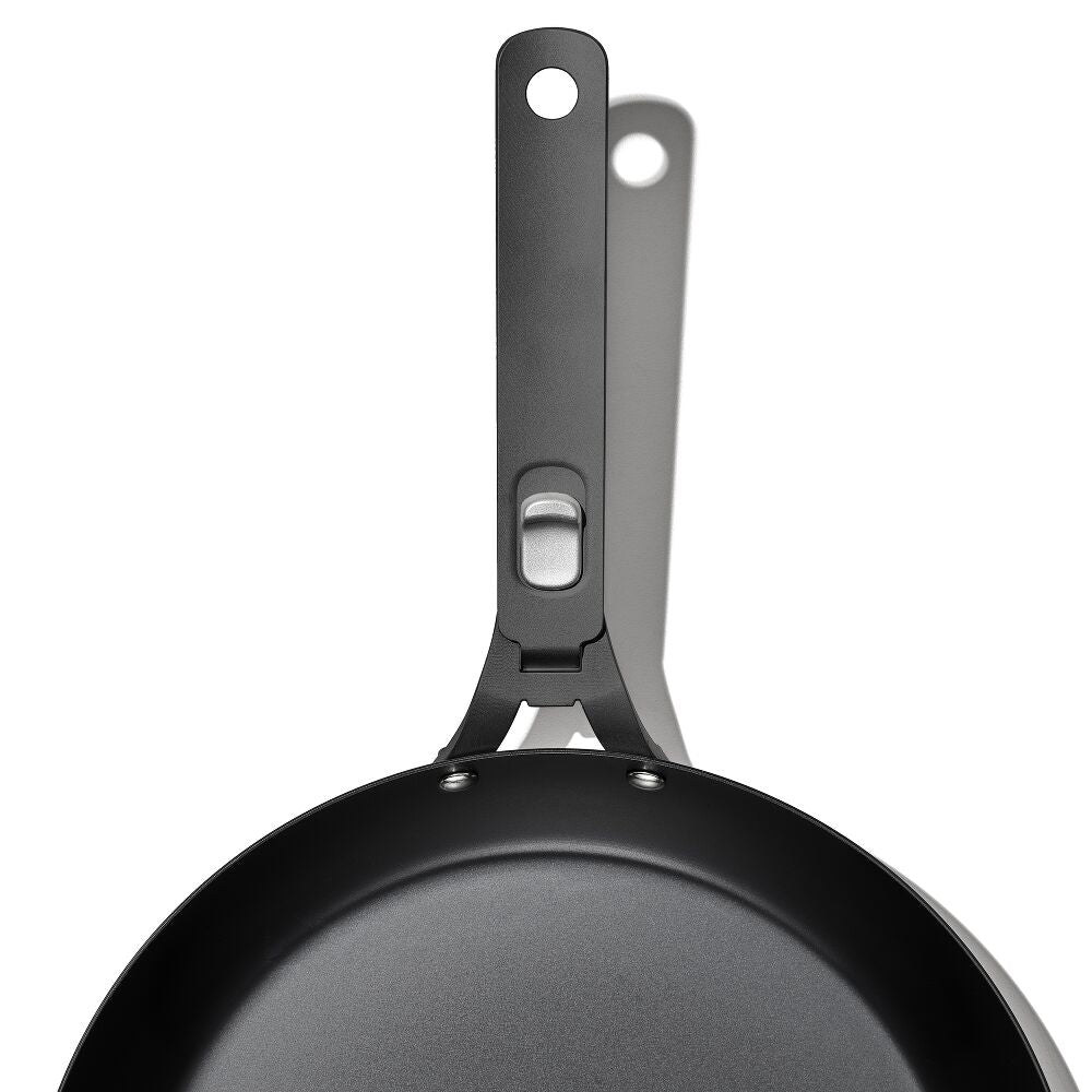 Outdoor 12-inch Carbon Steel Pan with Removable Handle J1