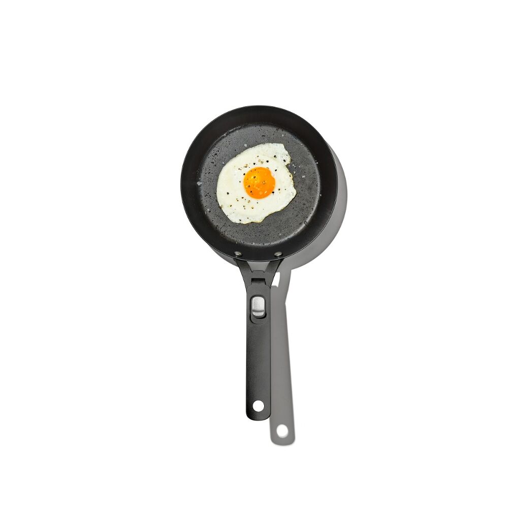 Carbon Steel With Removable Handle 10in Pan D8