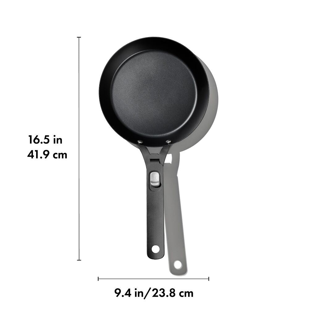 Carbon Steel With Removable Handle 8in Pan Y3