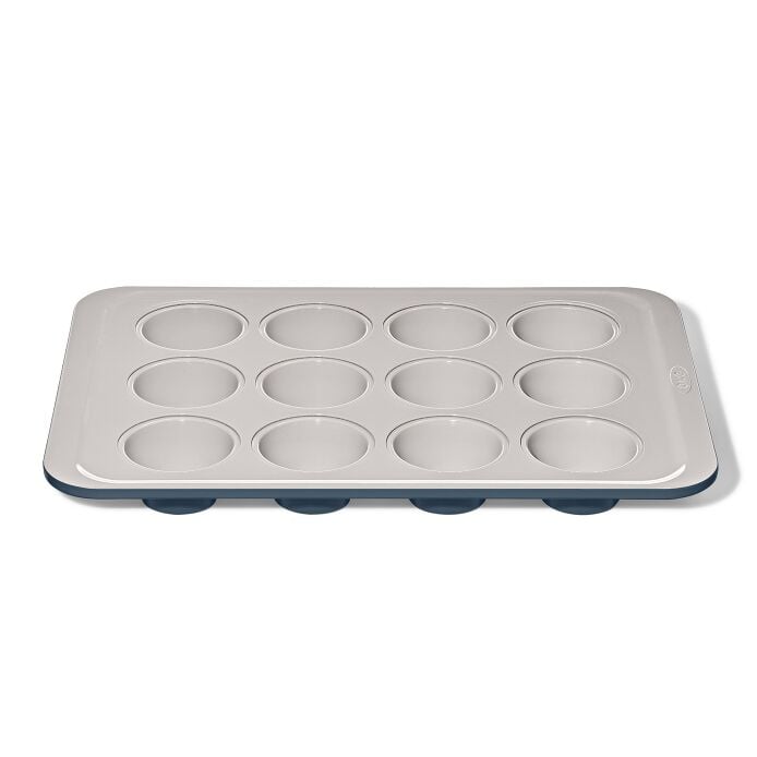 Non-Stick Pro Ceramic Coated Metal Bakeware 12 Cup Muffin Pan J7