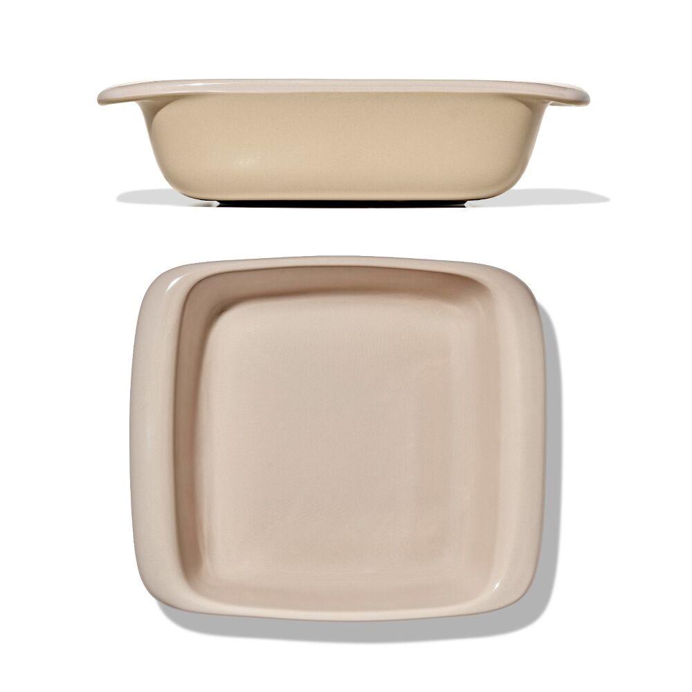 2 Qt Square Stoneware Baking Dish F1