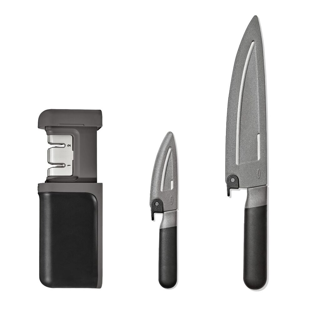 3-Piece Knife & Sharpener Set U7