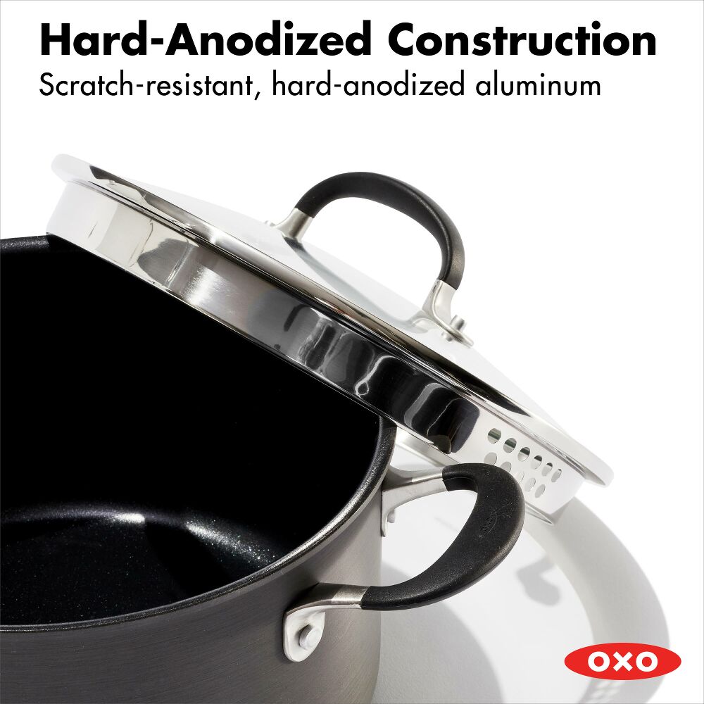 Non-Stick 6-Quart Stock Pot with Lid C8