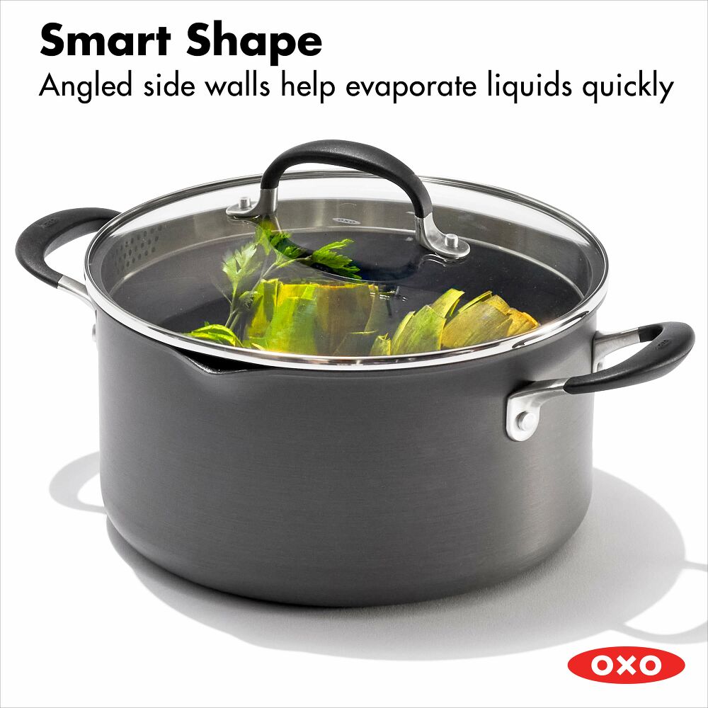 Non-Stick 6-Quart Stock Pot with Lid C8
