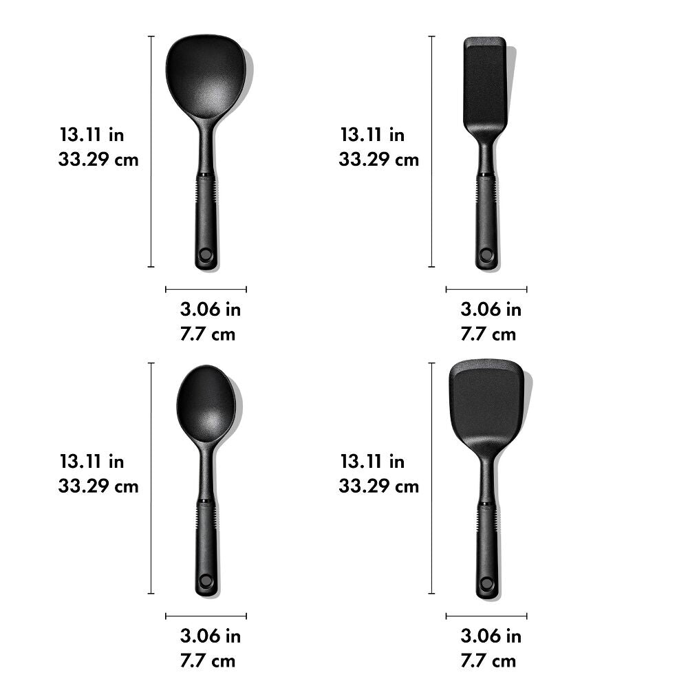 4-Piece Nylon Mini Utensil Set J8